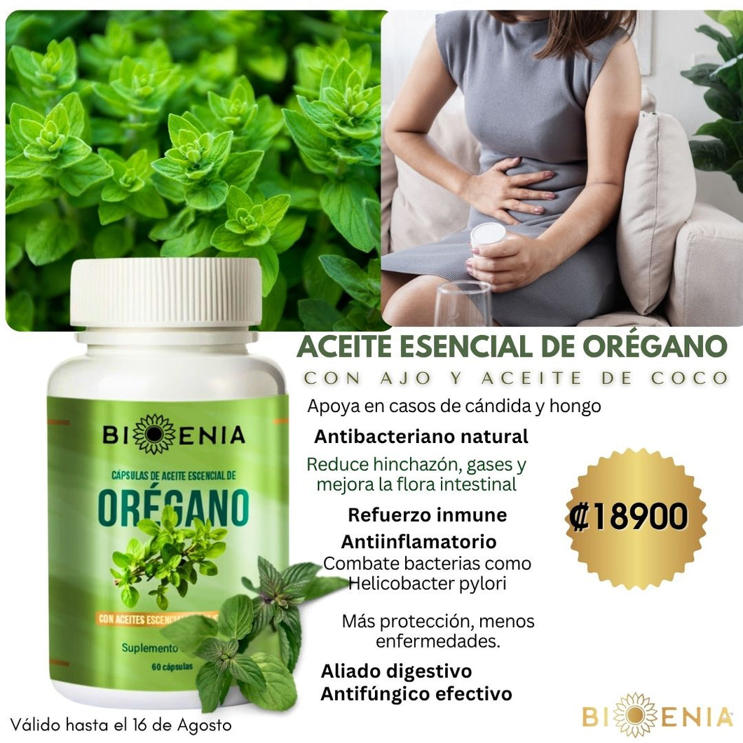 Capsulas de A.E de Orégano