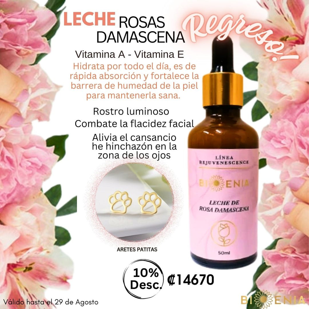 Leche de Rosas 50ml -10% Desc