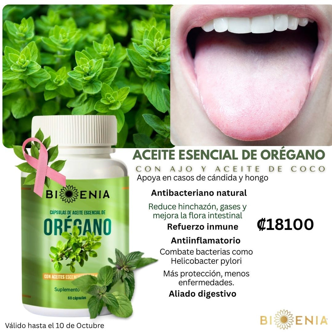 Capsulas de A.E de Orégano