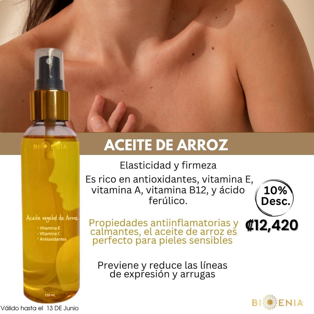 Aceite de arroz 10% Desc.