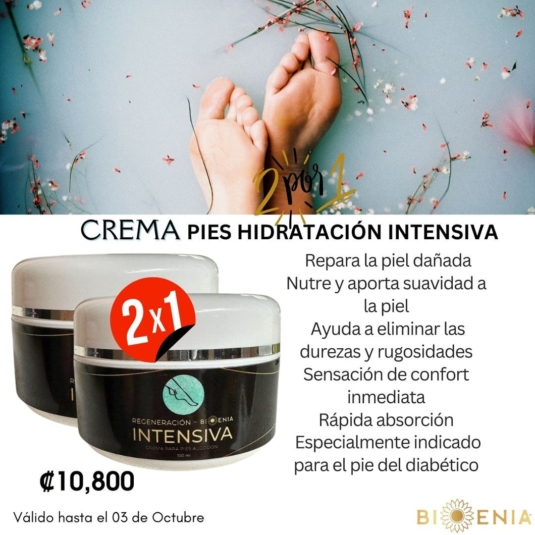 Crema Hidratación Profunda para Pies 2x1