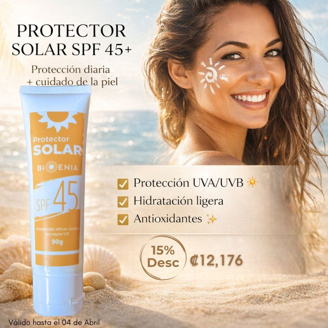 Protector solar BIO 90mg 15%Desc – bioenia