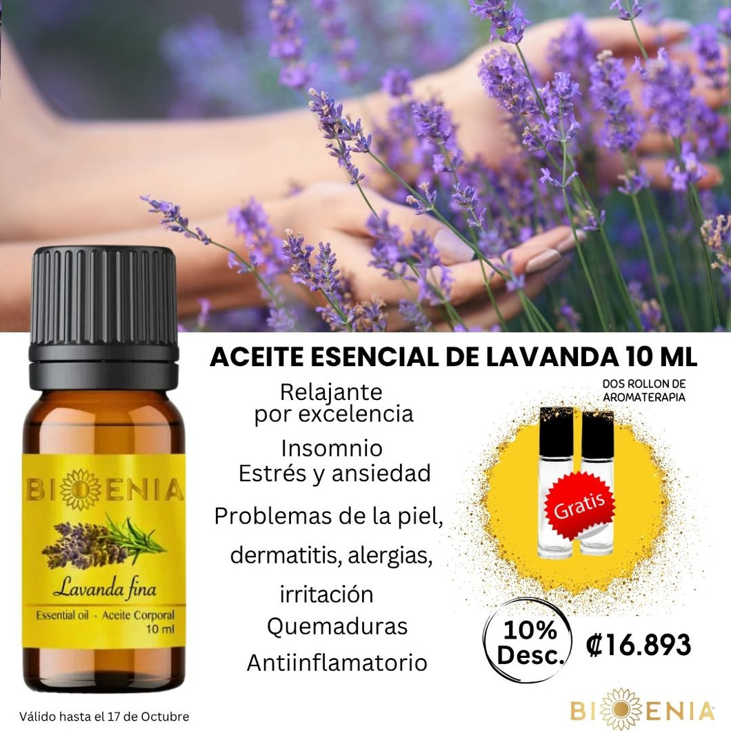 Aceite Esencial de Lavanda Fina 10ml  10% Desc