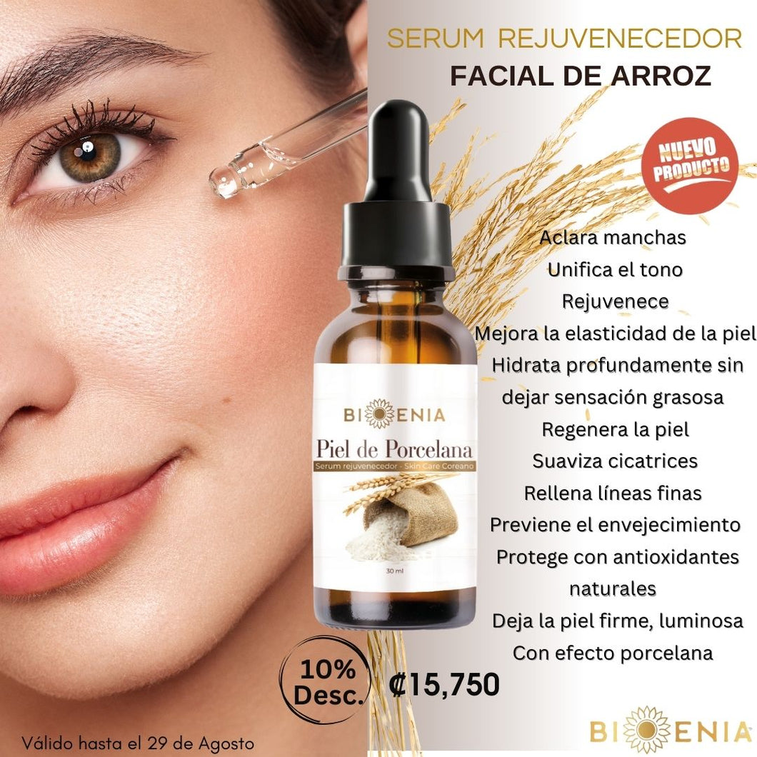 Sérum Rejuvenecedor de Arroz 10% Desc