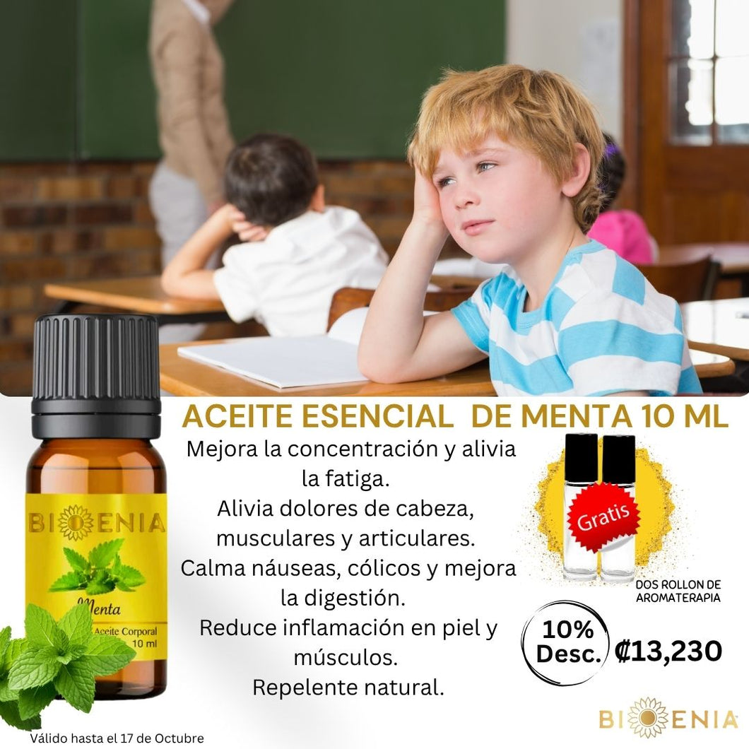 Aceite Esencial de Menta 10 % desc