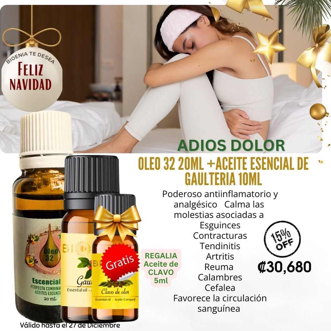 Oleo 32 20ml+ Aceite esencial de Gaulteria10ml -15%Desc