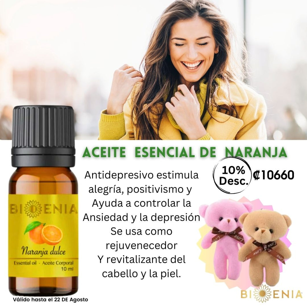 Aceite Esencial de Naranja 10M  10% Desc.