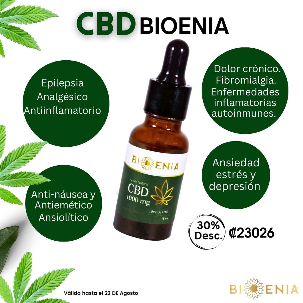 CBD Bioenia 1000mg -30%desc.