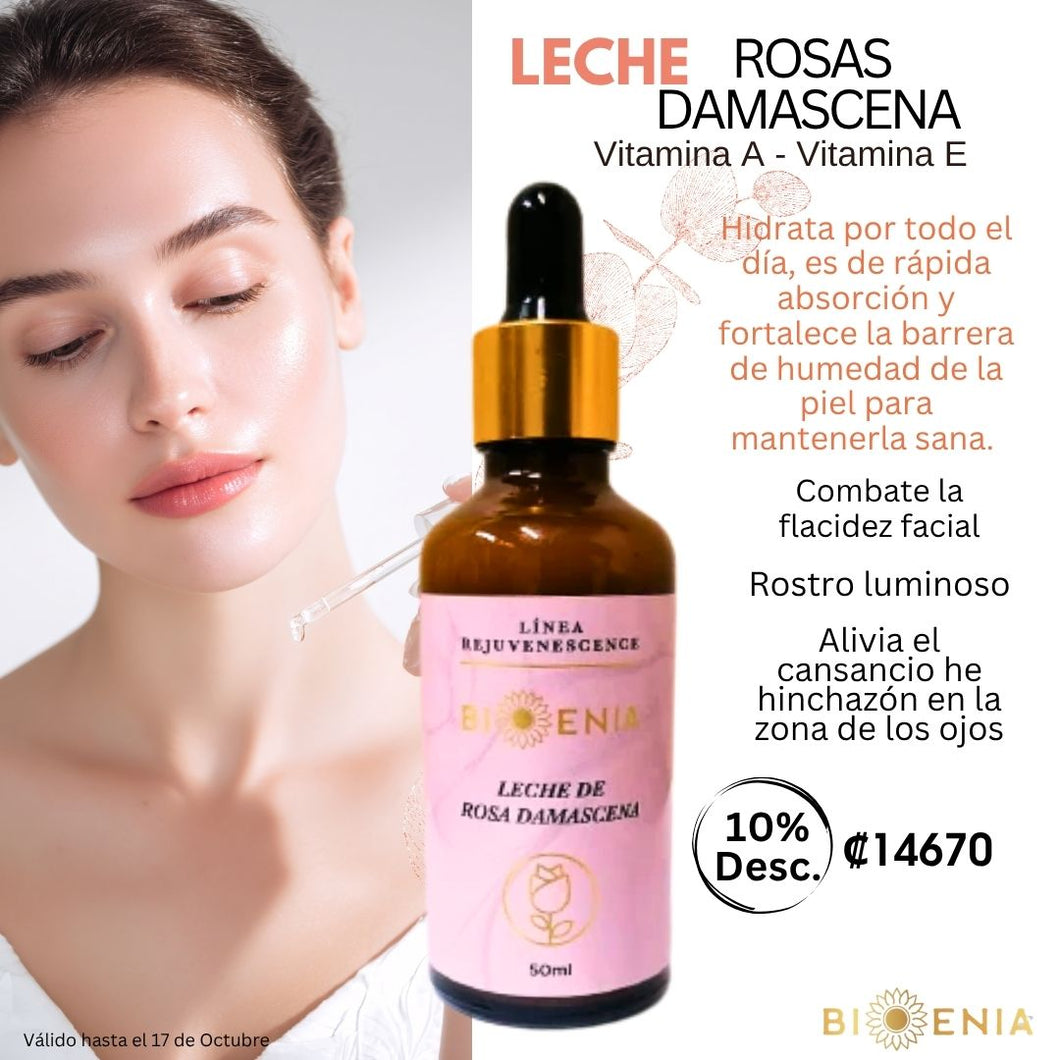 Leche de Rosas 50ml -10% Desc