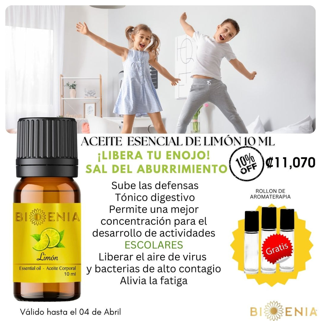 Aceite Esencial de Limón -10%Desc.