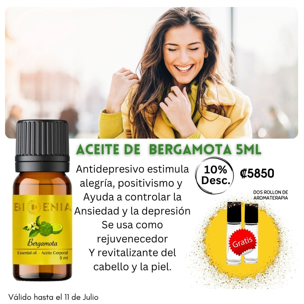Aceite esencial de Bergamota (5ml) 10%Desc