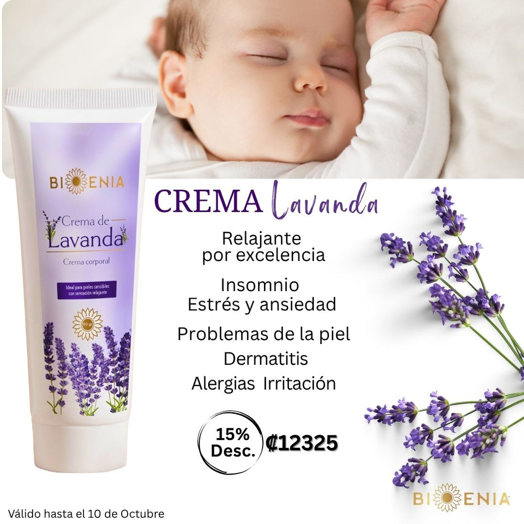 Crema corporal de lavanda (90ml) 15% Desc