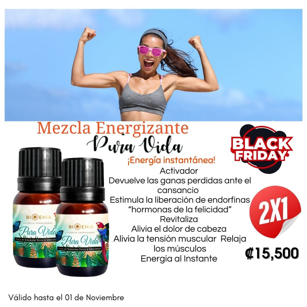 Mezcla Energizante Pura vida -2x1