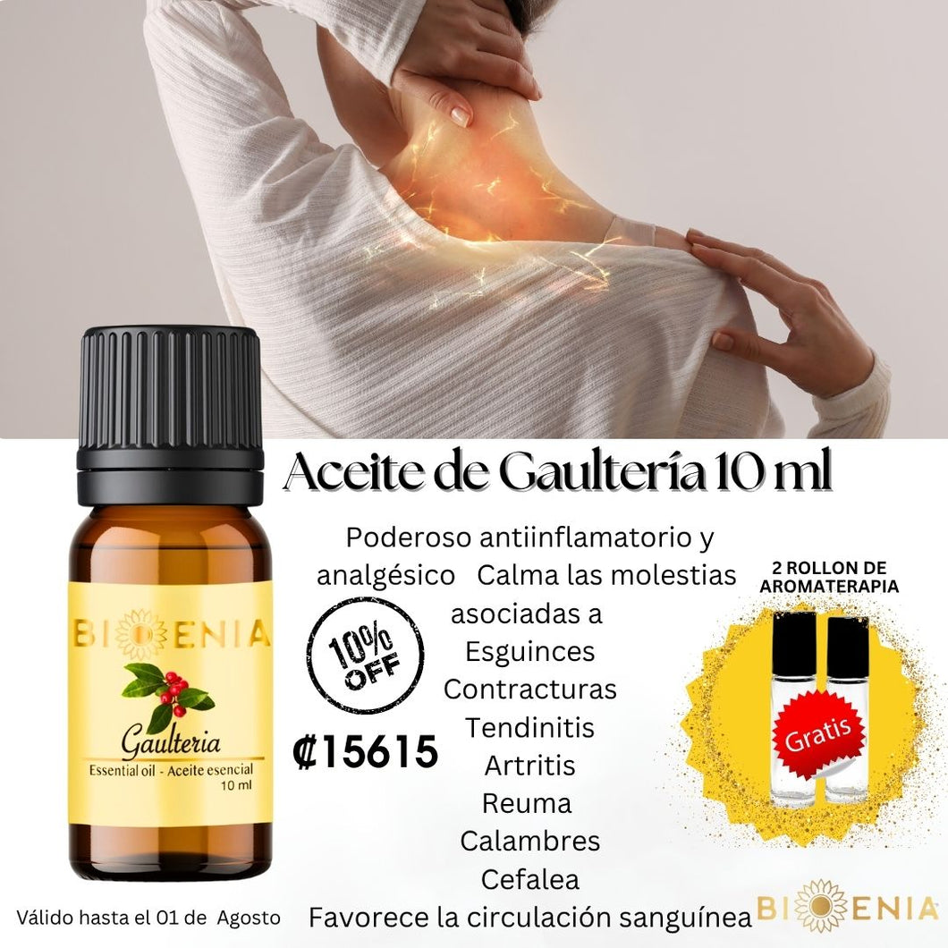 Aceite esencial de Gaulteria 10ml -10%Desc