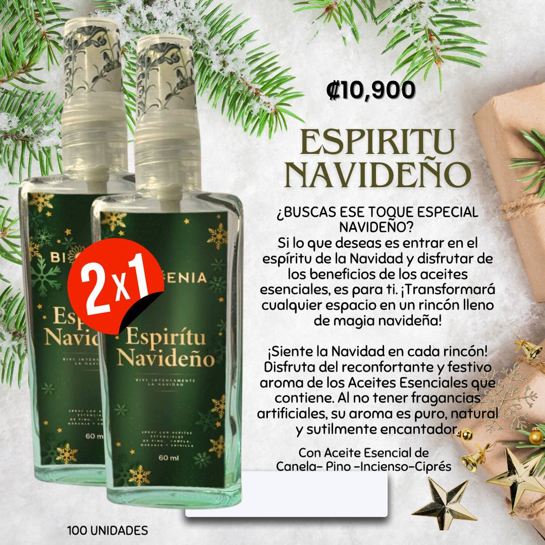 Espíritu Navideño Spray 2x1