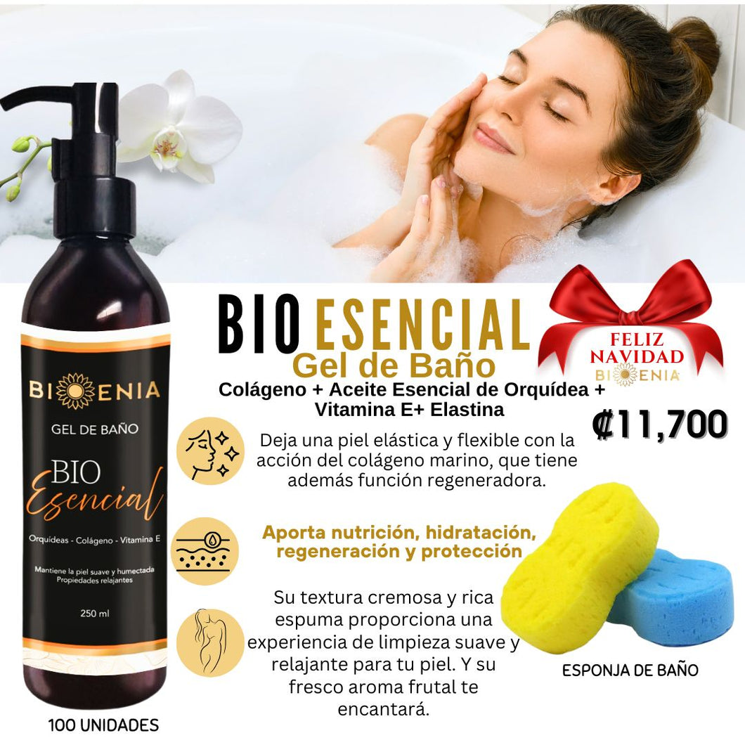 Gel de Baño Linea Esencial + Esponja