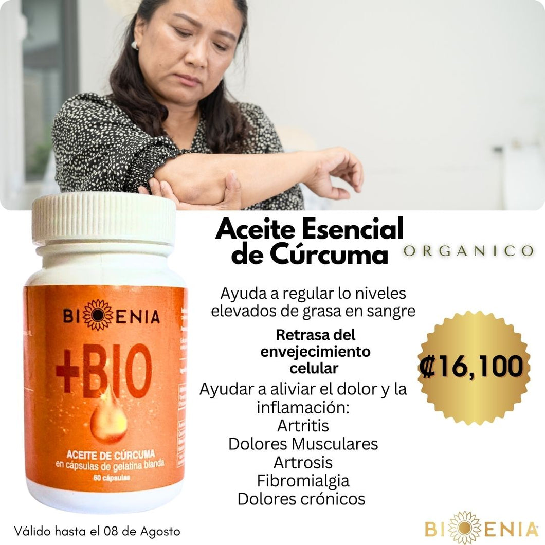 Capsulas de Aceite Esencial de Curcuma