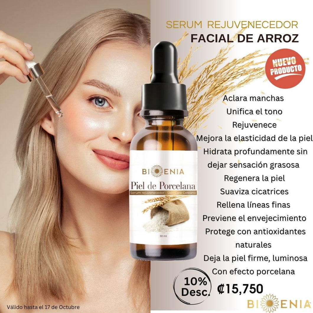 Sérum Rejuvenecedor de Arroz 10% Desc