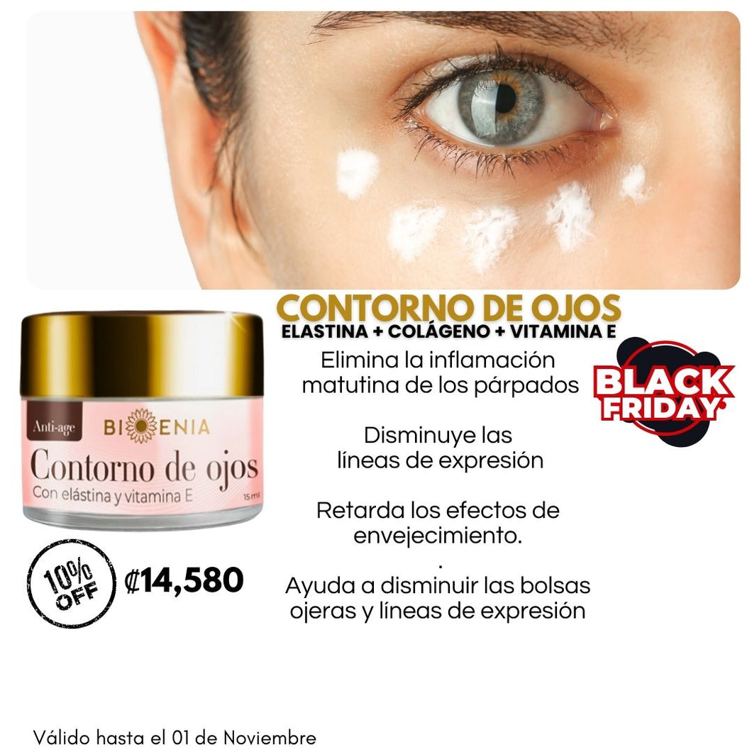 Contorno de Ojos Elastina + Colágeno + Vitamina E -10% Desc