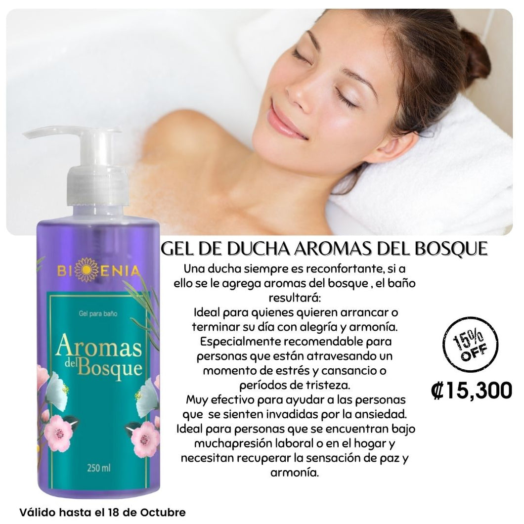 Gel de ducha aromas del bosque -10%Desc.