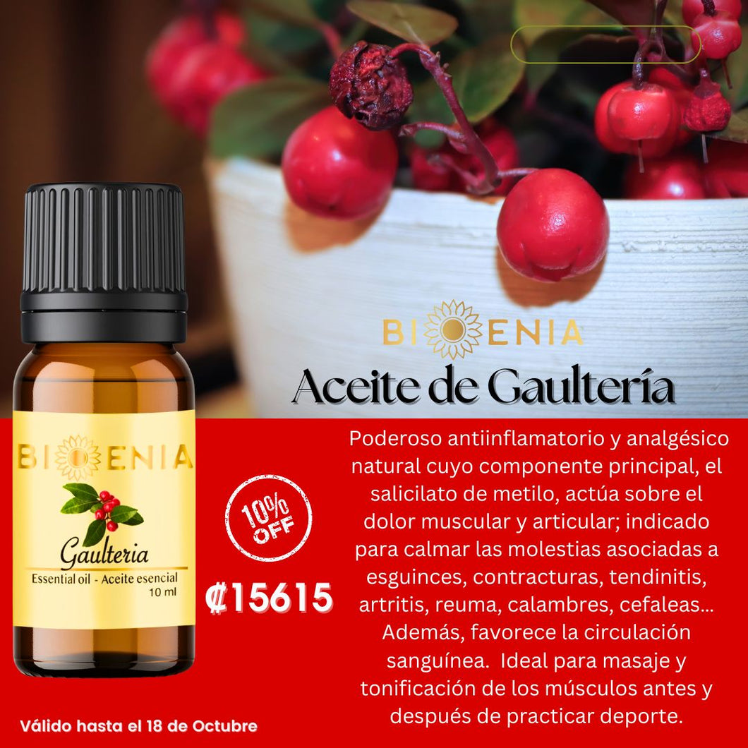 Aceite Esencial de Gaultería-10% Desc