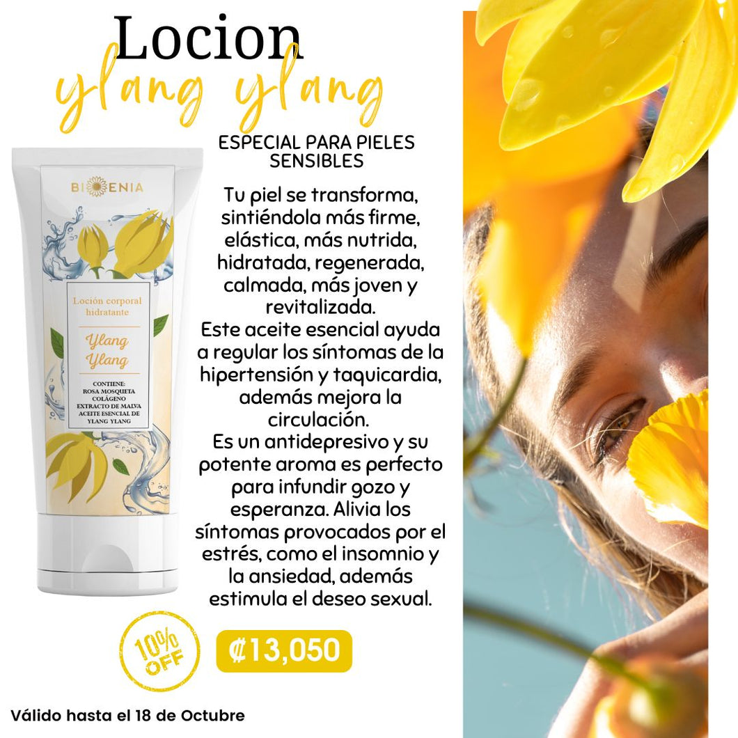 Loción corporal de Ylang Ylang-10% Desc