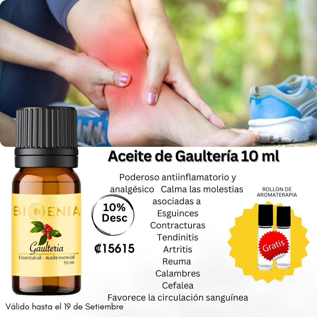 Aceite esencial de Gaulteria 10ml -10%Desc