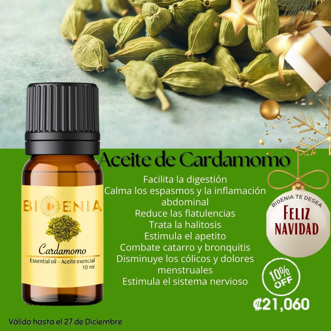 Aceite Esencial de Cardamomo 10ml -10% Desc